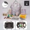 Lequeen Diamond 7TH Edition Soft Waterproof Original mommy bag - الجيل السابع الدايموند من ليكوين - Image 9