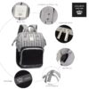 Lequeen Diamond 7TH Edition Soft Waterproof Original mommy bag - الجيل السابع الدايموند من ليكوين - Image 2