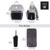 Lequeen Diamond 7TH Edition Soft Waterproof Original mommy bag - الجيل السابع الدايموند من ليكوين - Image 3
