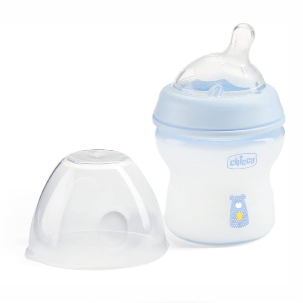 Chicco Natural Filling Plastic Bottle 150 Ml + 0 Month Milky Transparent - Image 2