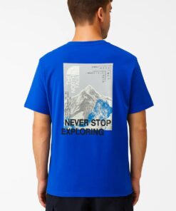 The North Face Round T-Shirt Blue 6 0201fa6a 31fd 417b b94d 55b24ef50c0c